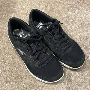 Skechers Go Walk Black Tennis Shoes